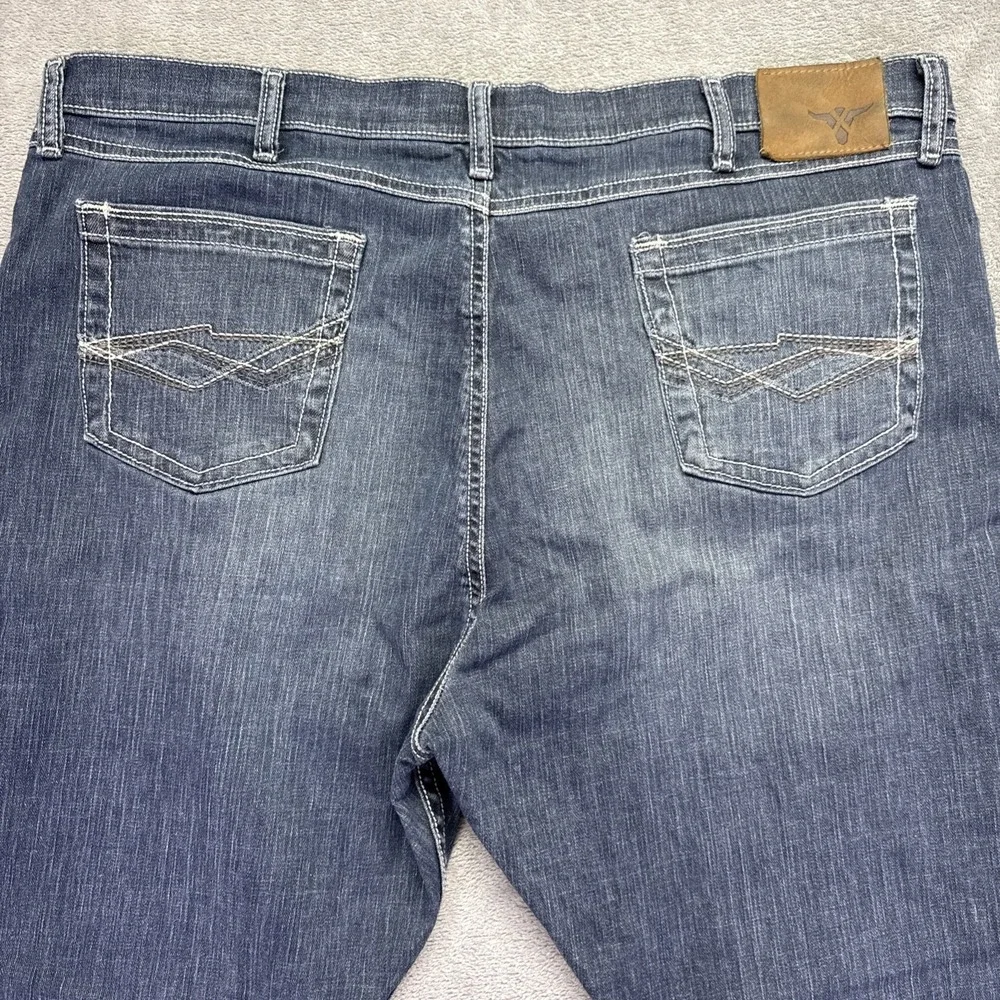 Wrangler 20X No. 42 Mens Blue Medium Wash Bootcut Jeans 1042MWXGG 42x32